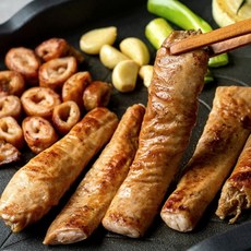 초벌 돼지막창 국내산 훈제막창 참나무 훈연 삶은 캠핑 파 막창 한입 오븐 통막창, 1개, 300g