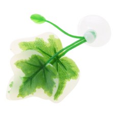 베타 피쉬 리프 베드 시뮬레이션 리프 해먹 자연 서식지 어항 산란장 흡입 컵 리프 패드 휴식 침대, S2 style