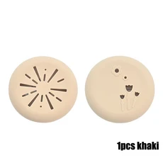 방진 통기성 메이크업 스폰지 딸기 사슴 계란 디자인과 여행 친화적 인 실리콘 뷰티 에그 퍼프 보관 상자, 01 중국, 06 LT-L9-khaki