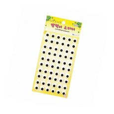 펠트스티커 백색눈 10mm 꾸미기 데코소품 완구