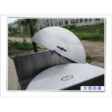 대형 가마솥 뚜껑 냄비 업소용 무쇠 불판 화로 스테인레스 스텐 무쇠솥 덮개, 03. 실버 80cm, 1개