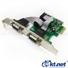 全新 WCH382 芯片組 PCI-E 9孔 2埠 RS232 擴充卡, 1個