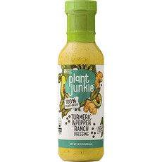 베터바디푸즈 플랜트 정키 아보카도 오일 랜치 드레싱 터메릭 & 페퍼, 1개, 354ml