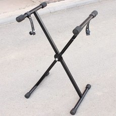 입문용피아노 RUN 기술 혼합색상 소형 도서관 피아노 회의실 기본 배터리형 휴대용포장 디지, 1개, A. 5각 전자 키보드 스탠드