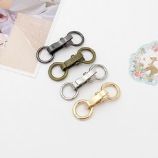 가방여밈고리 오링집게가방고리, 골드, 1개