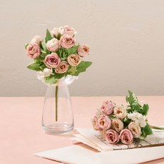 _ 미니 로즈 부케 29cm_핑크_AF0226012 228588, _ 미니 로즈 부케 29cm_핑크_AF0226012 2