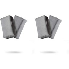 아담스 폴리싱 스웨이드 어플리케이터 2팩 - 자동차 디테일 스펀지 세라믹 스프레이 페인트 금속 플라스틱 트림 고무 및 유리에 그래핀 코팅과 함께 사용하세요, 4 Pack