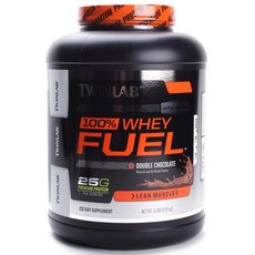 TWINLAB 肌肉補充乳清蛋白粉, 雙巧克力, 2.27公斤