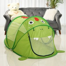 캐보트 유아 텐트 하우스 원터치 놀이텐트, 그린(공룡), 1개