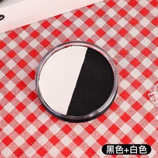 15色水性人體臉部彩繪環保性材質水油分別油性防水防汗 副廠商品, 1個, 單盤雙拼 黑+白 ,贈送一支筆