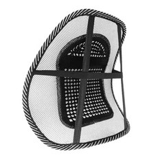 NW 허리받침대 통풍메쉬 등쿠션 의자쇼파 운전석 차량, 차량용 허리받침대, 1개, one