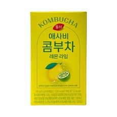 동서 애사비 콤부차 레몬 라임 10T+포켓몬 스티커 5종, 10개, 1개