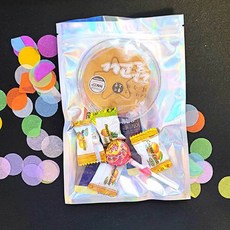 홀로 지퍼백 14cmx20cm 포장 화장품 선물 지퍼백 데코 chl+14553XC, 빠른배송