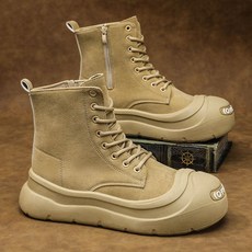 厚底防滑耐磨戶外高幫運動鞋 男款 戰術靴 登山靴