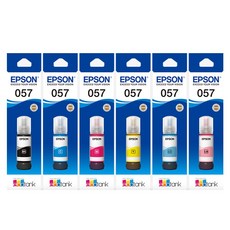 EPSON 原廠墨瓶 T09D (057) 6色1組 適用 L8050/L18050, 1套, 6色