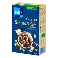 Kolln 쾰른 뮤즐리 크런치 초콜릿 비스킷 코코아 400g, 1개