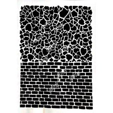 A40-0321型染版(Stencil)-蝶古巴特diy-簍空模板-塗鴉模版-繪畫模版, 1個, A40-0321