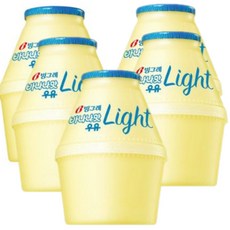 빙그레 바나나맛 우유 라이트, 240ml, 5개
