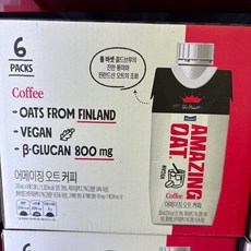어메이징 오트 커피 폴바셋, 330ml, 6개