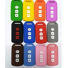 혼다호환 실리콘 케이스 키커버 스마트키케이스 열쇠고리 키홀더 PCX 125 150 혼다악세사리 용품, (07)레드, 1개