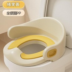 兒童輔助馬桶坐便圈 茶青綠, 繽果黃PP