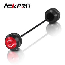 오토바이 전방 후방 휠 액슬 포크 크래시 슬라이더 허브 보호대 패드, 1개, 7. Front Red