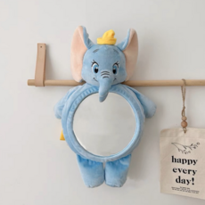 [당일배송] hybe 아기 캐릭터 인형 카시트거울 뒤보기거울, 1개, 코끼리