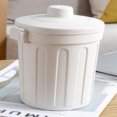 우엔 진공 음식물 쓰레기통 보관함, 진공쓰레기통-베이지