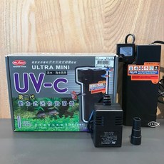 Mr. Aqua UV殺菌燈, 1個, 第二代9w迷你殺菌燈UV
