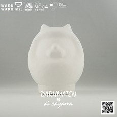 WAKUWAKU 貓達摩 佐山愛藝術聯名款, 白