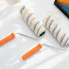 페인트롤러 25cm 2p세트 빠른배송 롤러핸들 셀프페인트칠 바닥롤러