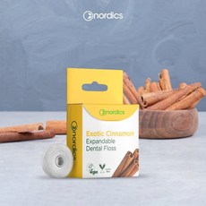 Nordics 肉桂牙線，清新口氣，深入清潔牙縫，獨立包裝方便攜帶, 1個