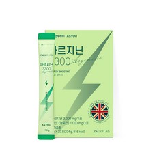 아르지닌 3300 7.8g x 30포 에너지 부스터 애즈유 환인제약, 1개, 30회분