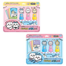 먼작귀 치이카와 스탬프세트 색상랜덤 도장놀이세트, 상세페이지 참조, 단품, 상세페이지 참조