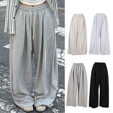 국내 자체 제작 핏살리는드리밍핏투핀턱벌룬와이드트레이닝팬츠 4COLOR