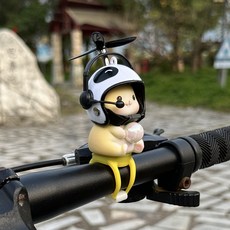 자전거 전기자전거 오토바이 액세서리 차량용 장식품, 1개, 노란색 스트랩 B타입