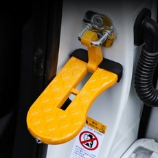 우빅 차량 도어 발받침대 도어받침대 접이식발판 차량발판, 옐로우, 단일상품0