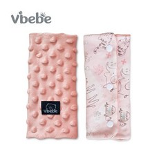 Vibebe 棉柔荳荳揹巾口水巾〖官方〗寶寶安撫巾 安撫荳荳巾 荳荳巾 口水巾 拍嗝巾, 珊瑚紅, 1個