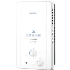 櫻花 Sakura GH-1035 屋外傳統熱水器 10L 能源效率第2級 穩定供熱, 天然氣