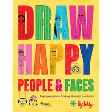 (外文書)Draw Happy: People and Faces: Easy Prompts to Find Joy Through Creativity Paperback, Rizzoli Universe, English