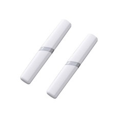 I Love Home 斜紋風格牙刷盒組 白色, 2套