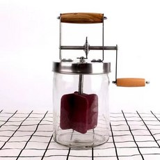 버터메이커 휘퍼 주방 수제 용기 생크림 기계 간편 수동, 기본 색상