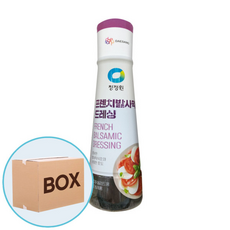 박스 청정원 프렌치 발사믹드레싱 제사상차림 추석상차림 청정원 청정원, 325g, 1개