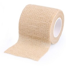 自黏彈性繃帶 防滑保護綁帶, 1個, 膚色(寛度5CM 長度450CM)