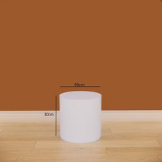 원형스툴 전시좌대 촬영용 소품 기둥 전시 피딩, 30cm 30cm, 1개, 30cm 30cm