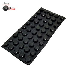 투명 검정색 도어 스톱 자체 접착 실리콘 고무 패드 캐비닛 범퍼 고무 댐퍼 버퍼 쿠션 가구 하드웨어, 10x4mm 50pcs