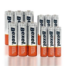 벡셀 건전지 12알 세트 / AA 6알 + AAA 6알 국내산 알카라인 1.5V 국내생산 최신제조 정품출고, 6개, 2개입