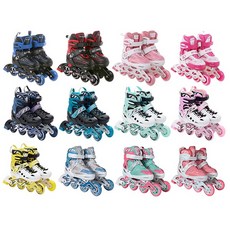 아동 어린이 유아 인라인스케이트 사이즈 조절형, 레이싱 인라인 인디핑크L