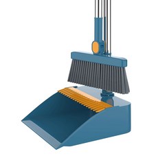 JINGPINJIAJU 掃把畚斗組, 藍色, 1套裝