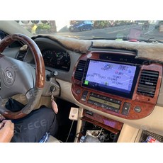 SYECE 紳曜數位 Camry 02-06年 專用 9吋 導航 音響 主機 汽車 安卓 多媒體 影音 倒車顯影, (C)八核心旗艦款,附核桃木外框